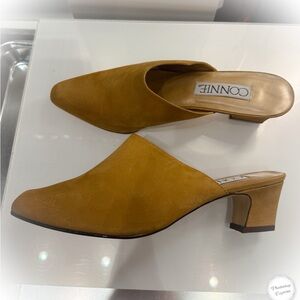 Vintage Connie Mustard Mules